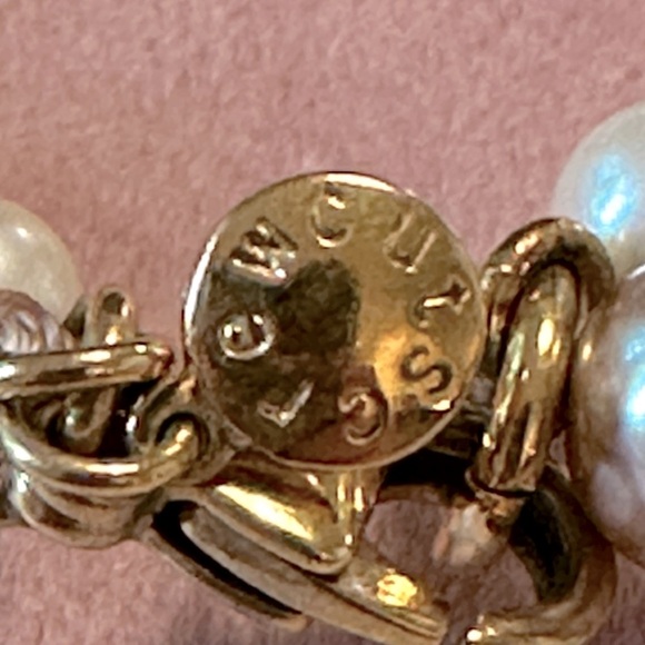 Statement Faux Pearl Twist Necklace Cream Blush Crewcuts by J.Crew Girls - Picture 8 of 10